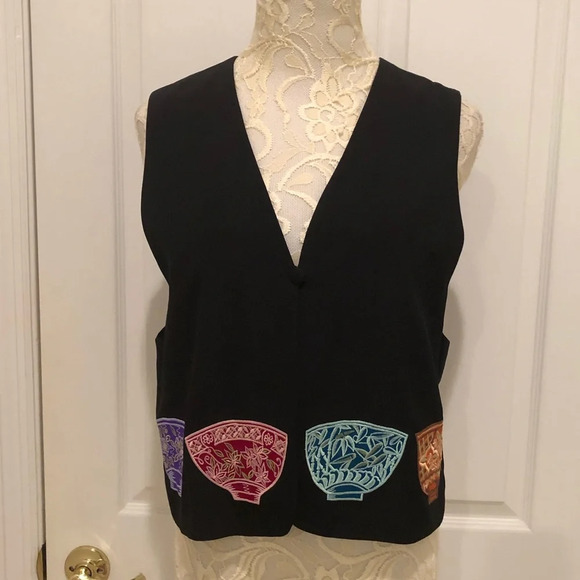 Diane Von Furstenberg Vintage Silk Asian B… - Picture 3 of 8